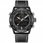 Black White_2019 Mens Watches   Men Sport Watch Male Waterproof Quartz Digital Led Clock Mens Milita