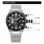 GBE-BOX-T_Quartz Watch for Men Leisure Waterproof Multifunctional Chronograph Luminous Clock    2023
