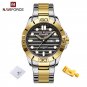 GB_Men's Brand 2022 100% Orignal Business Calendar Men's Watches Luxury Waterproof Stainless Steel M