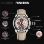 SGYGY-BOX_2022 Luxury Watch For Men Multifunction Sport Luminous Mans Quartz Leather Watches Reló