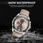 SGYGY-BOX_2022 Luxury Watch For Men Multifunction Sport Luminous Mans Quartz Leather Watches Reló