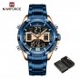 RGBE-BOX_Brand  Men Sports Watches Luxury LED Digital Military Stainless Steel Waterproof Quartz Wri