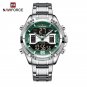 SGN_Brand  Men Sports Watches Luxury LED Digital Military Stainless Steel Waterproof Quartz Wristwat