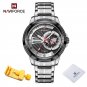 SB_Brand  Men's Wristwatch Casual Stainless Steel Strap Waterproof Male Quartz Calendar Watches 2023