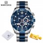 SBE_Classic   Male Watch Stainless steel Waterproof Chronograph Sport Wristwatch Quartz Clock
