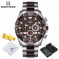 SCE-BOX_Classic   Male Watch Stainless steel Waterproof Chronograph Sport Wristwatch Quartz Clock