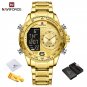 GG BOX_Men's Watches  Luxury Quartz Watch for Men Chronograph Waterproof 24 Hour LCD Display Luminou