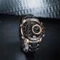 SBE_Men's Watches Luxury Quartz Watch for Men Chronograph Waterproof 24 Hour LCD Display Luminous S
