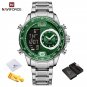 SGN BOX_Men's Watches  Luxury Quartz Watch for Men Chronograph Waterproof 24 Hour LCD Display Lumino