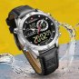 GBB BOX_Business Leather Men Watches Quartz Analog LCD Watch Men Sport Military Waterproof Drop Ship