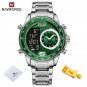 SGN_2022 Men's LCD Display Wristwatches Luxury Watch for Men Luminous Waterproof   Japan Movement