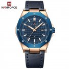 RGBEBE_Brand Men's Watches Male Business Leather Strap Waterproof Quartz Calendar Luminous Clock
