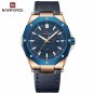 RGBEBE_Brand Men's Watches Male Business Leather Strap Waterproof Quartz Calendar Luminous Clock