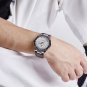 SBB-BOX_Brand Men's Watches Male Business Leather Strap Waterproof Quartz Calendar Luminous Clock