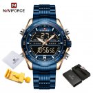 RGBEBE BOX_Digital Sport Watch For Men Steel Waterproof Chronograph Clock Luminous Quartz Wrist watc
