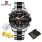 SBB BOX_Digital Sport Watch For Men Steel Waterproof Chronograph Clock Luminous Quartz Wrist watches