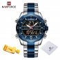 SBEBE_Digital Sport Watch For Men Steel Waterproof Chronograph Clock Luminous Quartz Wrist watches M