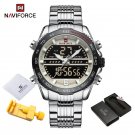 SBGY BOX_Digital Sport Watch For Men Steel Waterproof Chronograph Clock Luminous Quartz Wrist watche