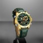 GGNGN BOX_NAVIFORC Casual Sport Chronograph Men's Watch Genuine Leather Band Wristwatch Quartz Clock