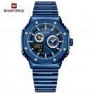 BEBE_Casual Men's Watch Stainless Steel Waterproof Quartz Wristwatches Male Sport Digital Alarm Lumi