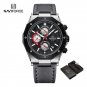 SBGY-BOX_2023 NAVIFROCE Date Quartz Men Watches  Luxury Male Clock Chronograph Sport Mens Wrist Watc
