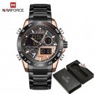 RGRGB BOX_Top    Sports Men's Watches Quartz Chronograph Analog clock Stainless steel Military Wrist