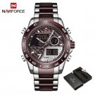 SCECE BOX_Top    Sports Men's Watches Quartz Chronograph Analog clock Stainless steel Military Wrist