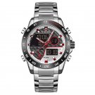 SW_Top    Sports Men's Watches Quartz Chronograph Analog clock Stainless steel Military Wrist Watch 