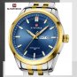 GB_Men's Watches Waterproof Luminous Quartz Wristwatch Date Week Casual Clock 2023