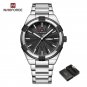 SB-BOX_100% Orignal Brand  Men's Business Calendar Male Waterproof Stainless Steel Wristwatches    2