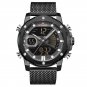 BBB_Watches   Luxury Quartz Mens Watch Waterproof Big Sport Wristwatches Stainless Steel Date