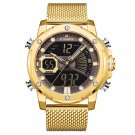GGG_Watches   Luxury Quartz Mens Watch Waterproof Big Sport Wristwatches Stainless Steel Date