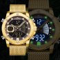 GGG_Watches Luxury Quartz Mens Watch Waterproof Big Sport Wristwatches Stainless Steel Date