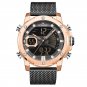 RGBB_Watches   Luxury Quartz Mens Watch Waterproof Big Sport Wristwatches Stainless Steel Date