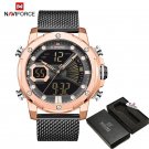 RGBB BOX_Watches   Luxury Quartz Mens Watch Waterproof Big Sport Wristwatches Stainless Steel Date