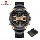 RGB-BOX_Sports Men's Watches Military Stainless Steel Quartz Waterproof Chronograph Wristwatch  s