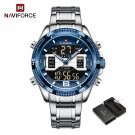 SBE-BOX_Sports Men's Watches Military Stainless Steel Quartz Waterproof Chronograph Wristwatch  s
