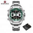SGN-BOX_Sports Men's Watches Military Stainless Steel Quartz Waterproof Chronograph Wristwatch  s