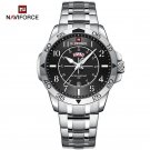 SBS_AVIFORCE Men's Watch Luxury Stainless Steel Waterproof Sport Quartz Luminous Wristwatches for Ma