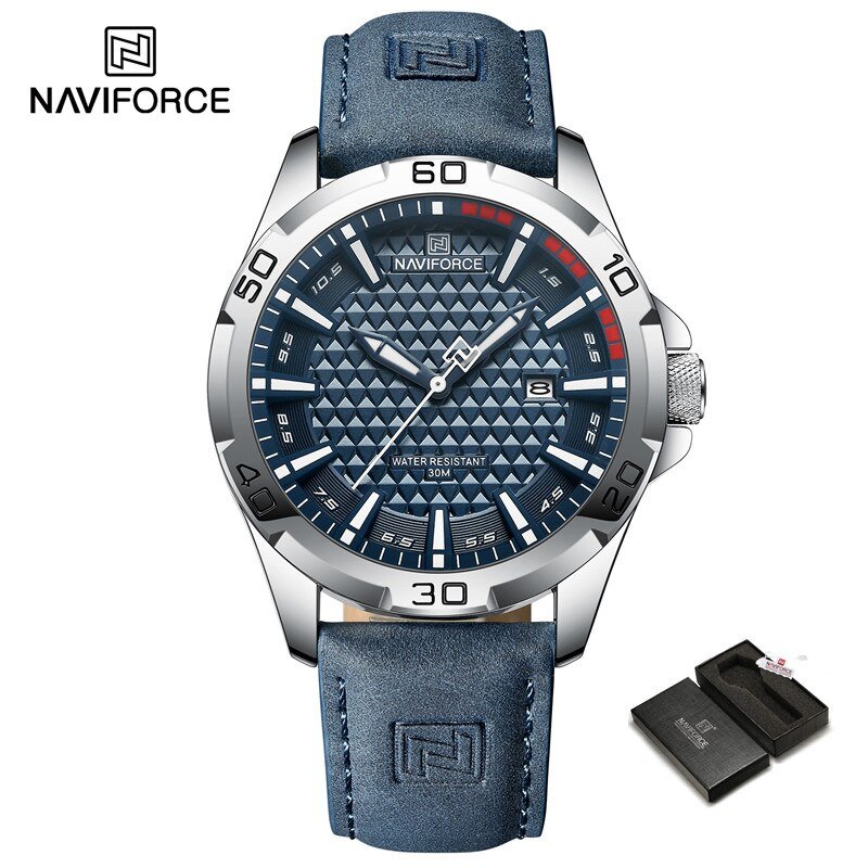 SBEBE-BOX_Brand Men Quartz Watches Male Leather Strap Sport Waterproof Wristwatches CalendarClock
