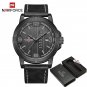BGYB-BOX_Watches for Men Top   Casual Quartz Watch Mens Leather Waterproof Wristwatch Male Clock