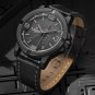 SBBN_Watches for Men Top Casual Quartz Watch Mens Leather Waterproof Wristwatch Male Clock