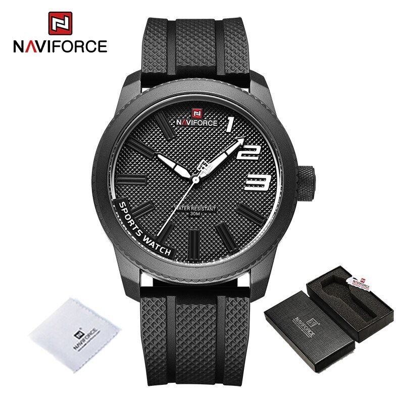 BWB-BOX_2022  Casual Watch for Men 3ATM Waterpeoof Military Sports Watches Men Silicone Band Wristwa