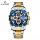GBE_Stainless Steel Strap Luminous Wristwatch Waterproof Men Clock Luxury Quartz Watch Men    2022