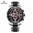 SB_Stainless Steel Strap Luminous Wristwatch Waterproof Men Clock Luxury Quartz Watch Men    2022