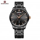 BB_Watches for Men Stainless Steel Strap Waterproof Male Quartz Wristwatches Luminous Clock