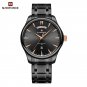 BB_Watches for Men Stainless Steel Strap Waterproof Male Quartz Wristwatches Luminous Clock