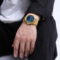 BB_Watches for Men Stainless Steel Strap Waterproof Male Quartz Wristwatches Luminous Clock