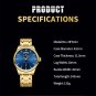 GBE-BOX_Watches for Men Stainless Steel Strap Waterproof Male Quartz Wristwatches Luminous Clock