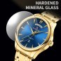 GG-BOX_Watches for Men Stainless Steel Strap Waterproof Male Quartz Wristwatches Luminous Clock